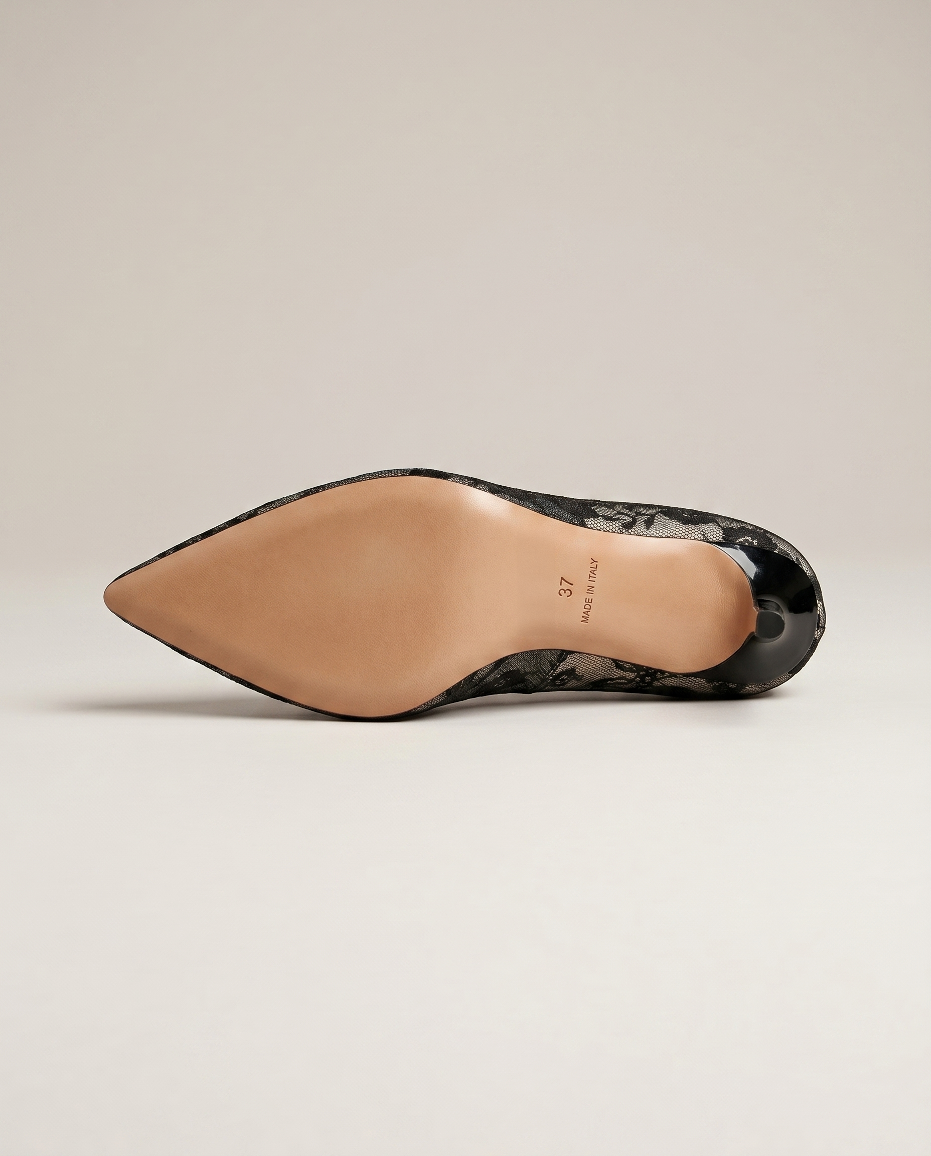 Lace Mesh 75mm Pointed Toe Pump