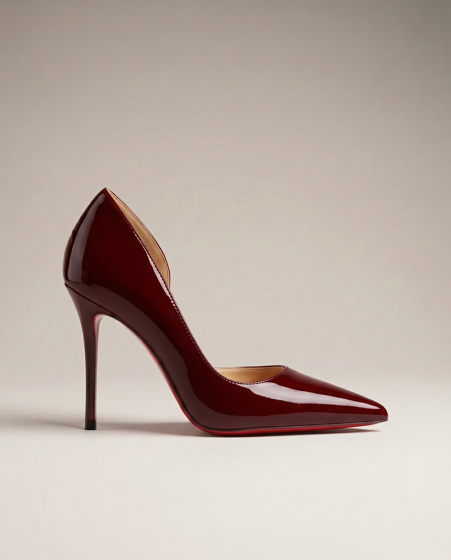 Patent Leather 75mm D’Orsay Pump