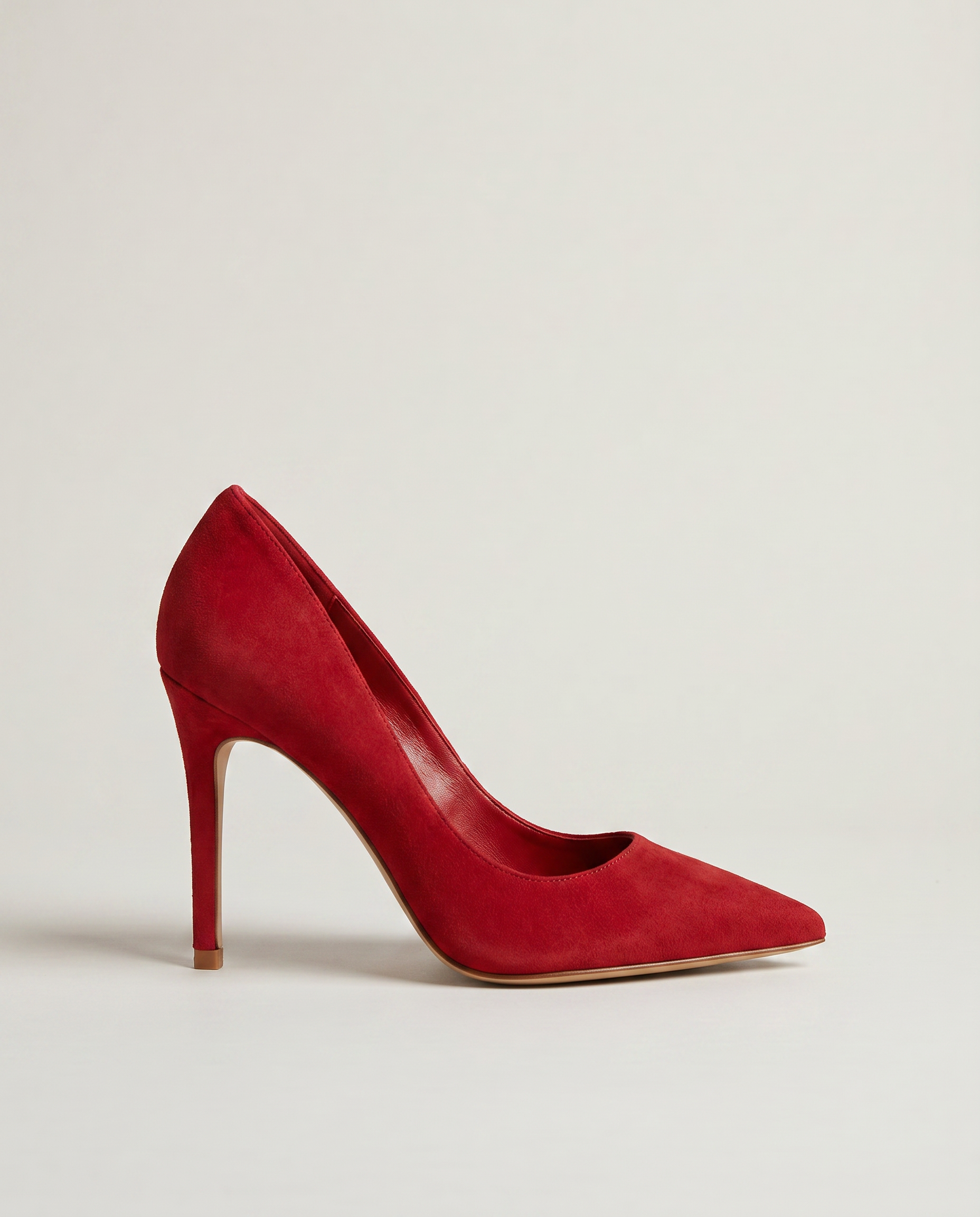 Suede 75mm Pointed Toe Pump