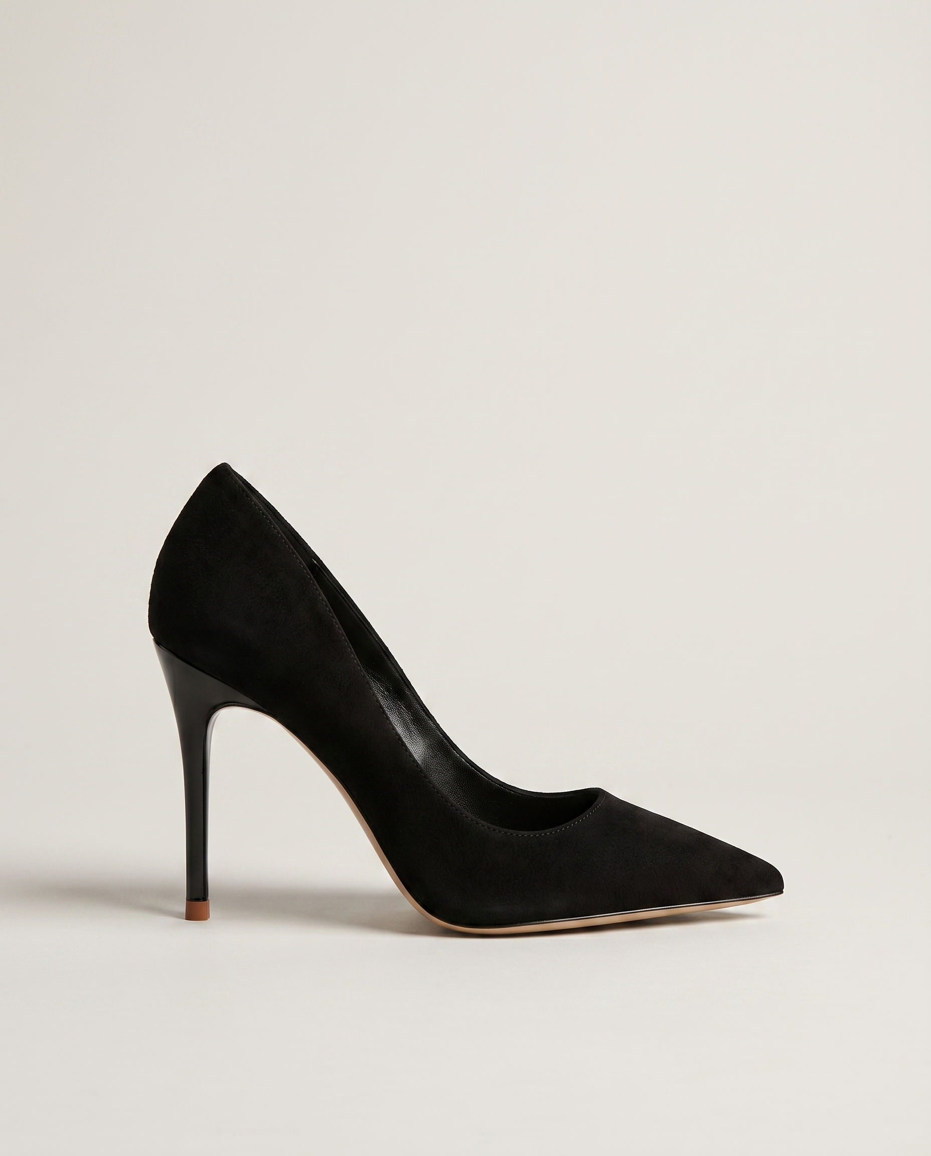Suede 75mm Pointed Toe Pump