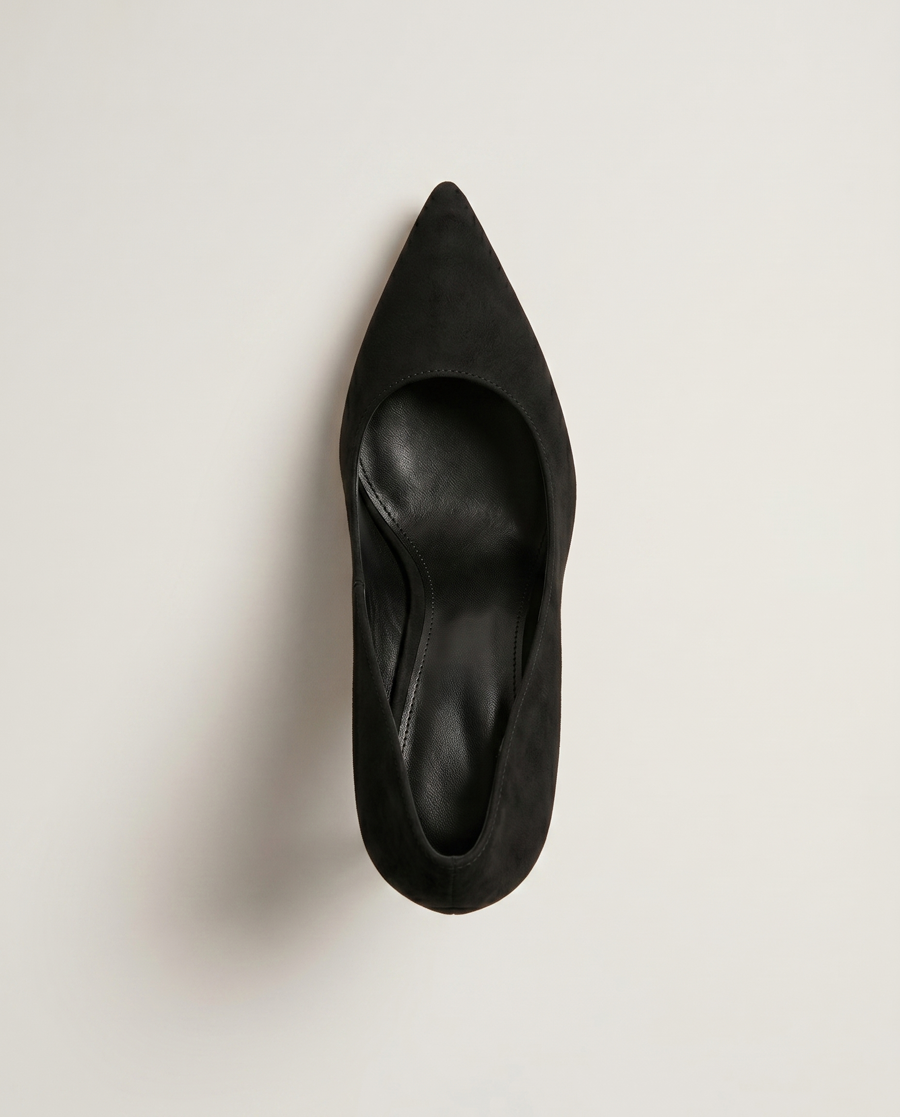 Suede 75mm Pointed Toe Pump