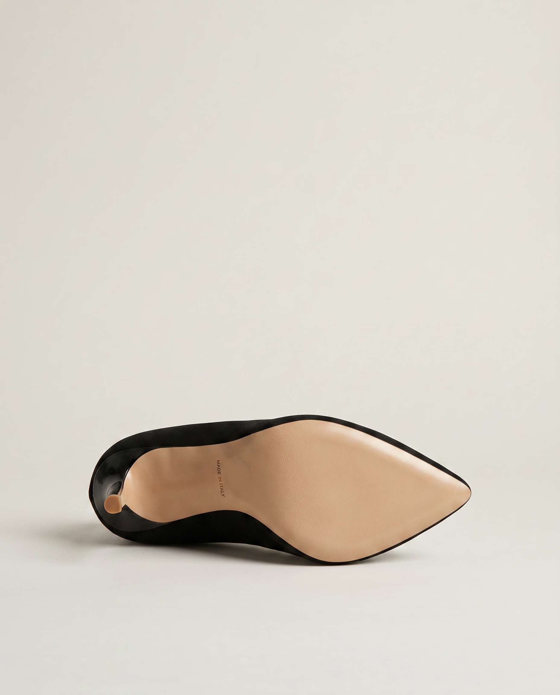 Suede 75mm Pointed Toe Pump
