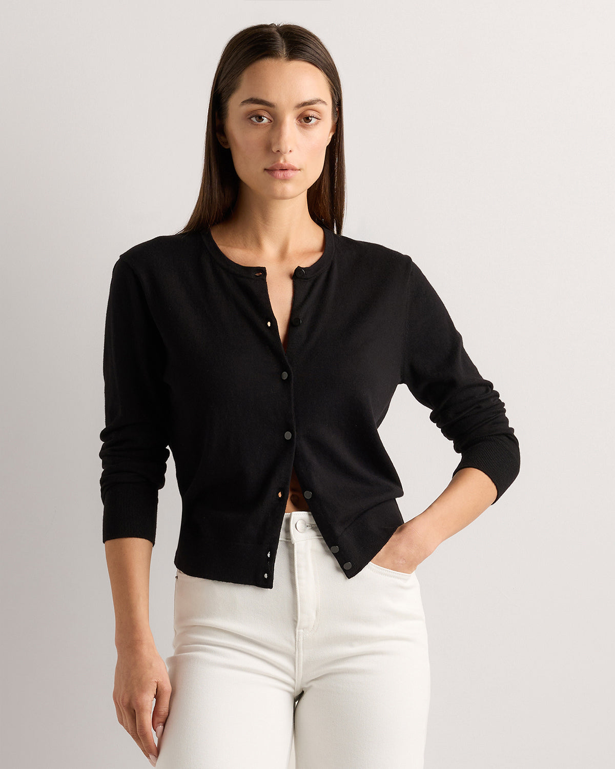 Lightweight Crew Cardigan